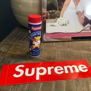 Supreme Bubbles and Box Logo Sticker